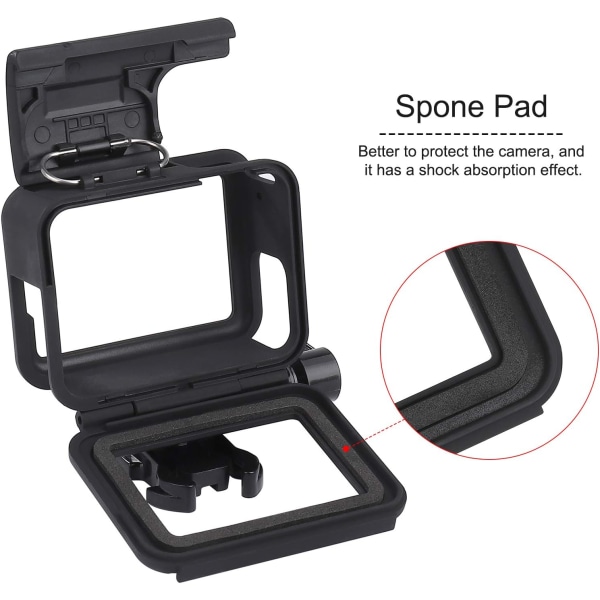 Rammehus for GoPro Hero7/(2018)/6/5 E