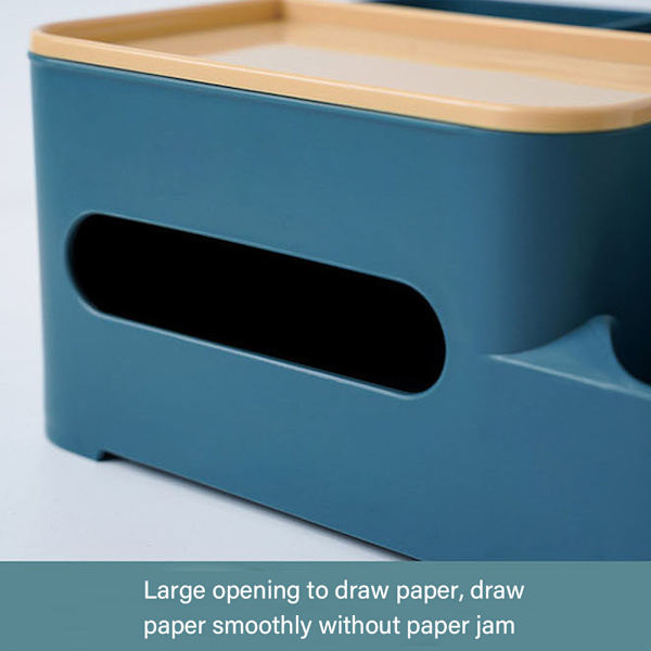 Rektangulær Servietboks Cover Holder med opbevaring, House Tissue style 1