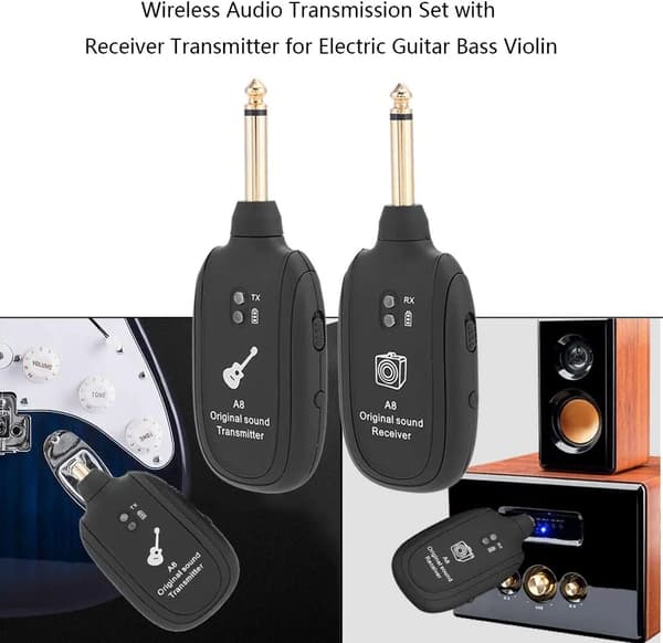 Trådløs Guitar Sender Modtager til Elektrisk Guitar Bas Violin