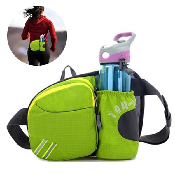 Vandring Midjepack Fanny Pack med Vandflaskeholder til Mænd