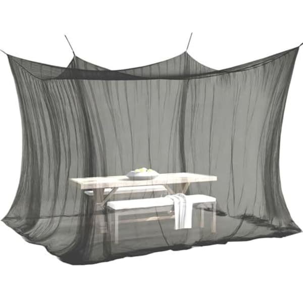 Mosquito Net 300x300x250cm for Indoor and Outdoor Use Compatible with Tent Caravan