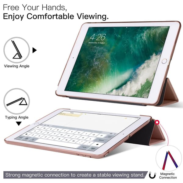 iPad Pro 9.7 2017 Smart Cover Case rosegull