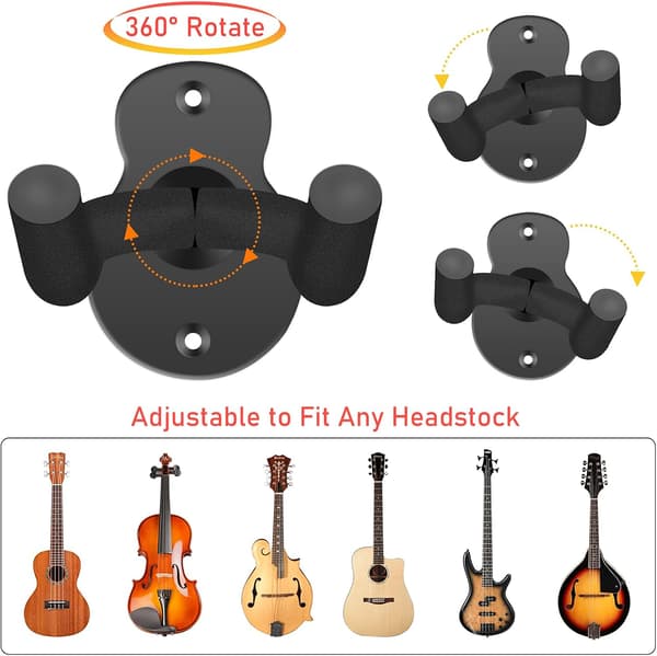 Gitarrväggfäste Gitarrväggfäste Gitarrtillbehör Gitarrfäste Gitarr Väggfäste Ukulele Väggfäste