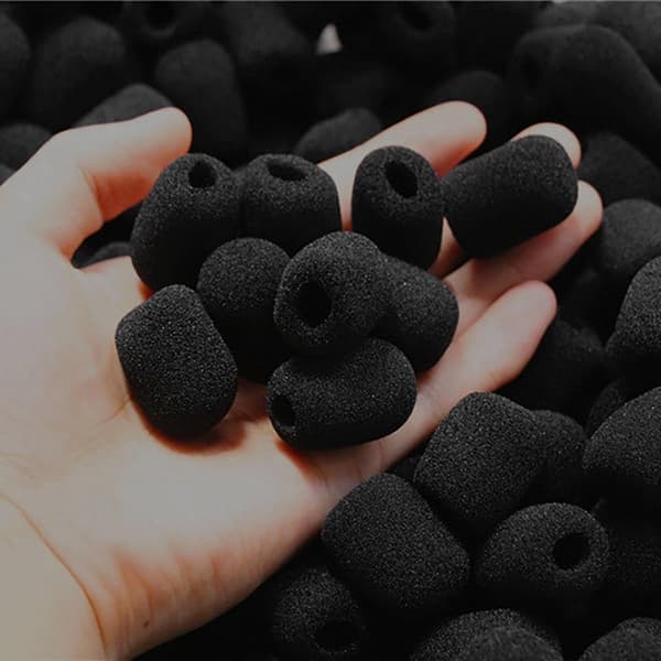24-pack Mini Skum Vindskydd Lapel Headset Mikrofon Svamp Mini Skumskydd för L