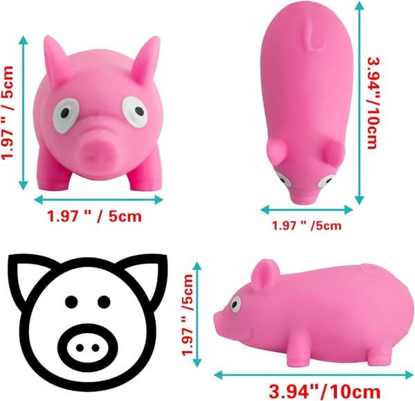 1-pak Squishy Gris Stress Squishy Gris Squeeze Legetøj Anti-angst