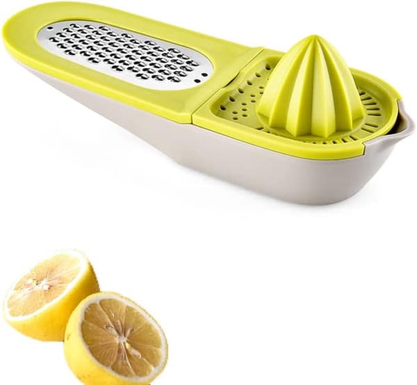 Manuel citronpresser med beholder til appelsinpresser manuel