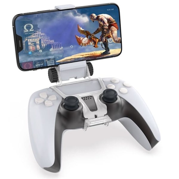 Dobe Mobilholder til PS5 Controller, Hvid