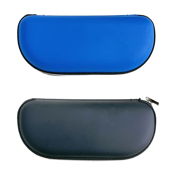 2 stk. Lynlås Brille Etui Blødt Neopren PU-læder