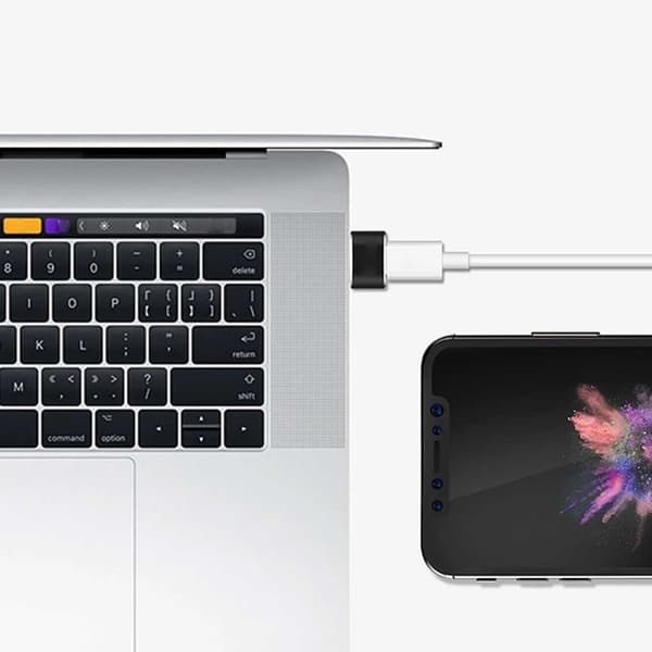 Android USB 3.0 til USB C 3.1 OTG Adapter Sort sort