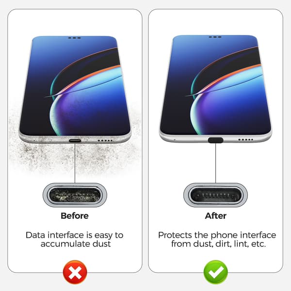 10 kpl Pölysuojia USB-C:lle – Suojaa USB-C-liitäntäsi