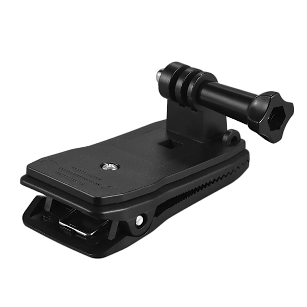 Rygsæk med hætte Clip Mount 360 graders rotation spændearm til GoPro Hero 7/6/5/4/3+ til Xiaomi Yi Lite 4K+ actionkamera