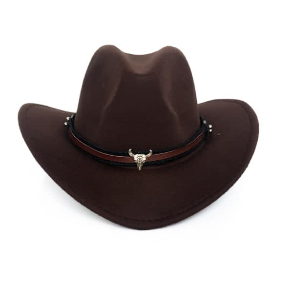 Western Cowboy -huopahattu, ruskea