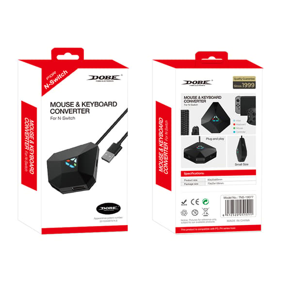 Tastaturadapter for Nintendo Switch, PS3, PS4 og Xbox