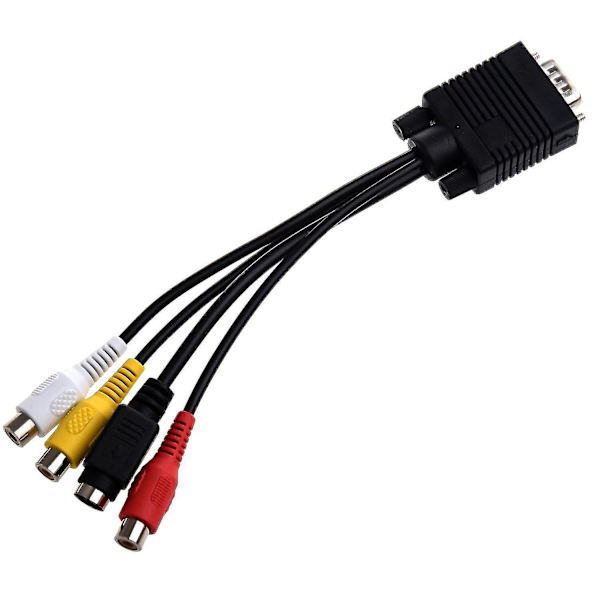 VGA Adapter Til TV S-video Rca Ud Kabel Til PC Video Ft