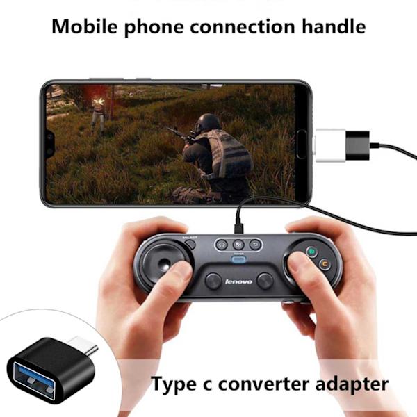 Android USB 3.0 til USB C 3.1 OTG Adapter Svart svart