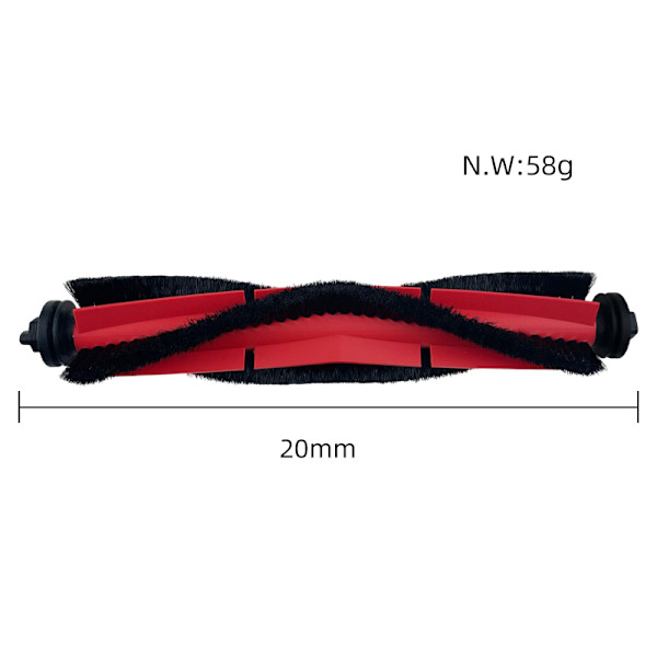 Rullborste Huvudborste 2-pack Xiaomi Roborock Q5 / Q5 Plus / S7