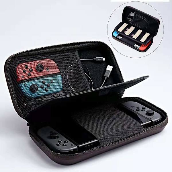 Switch-etui til Nintendo Oled, Switch-etui Bærbar etui kompatibel med Nintendo Switch Oled og tilbehør