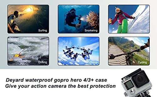 GoPro Hero 3/3+/4 Vandtæt Hus Transparent