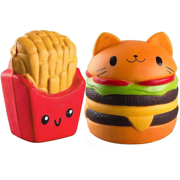 2st Squishy Leksaker - Stressavlastande att klämma