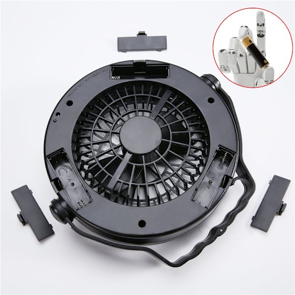 Camping ventilator lampe USB tre i en ventilator lampe LED multifunktionel teltlampe udendørs pendellampe