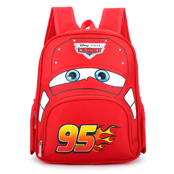 Disney Autot Tarina Teema Lasten Reppu - punainen