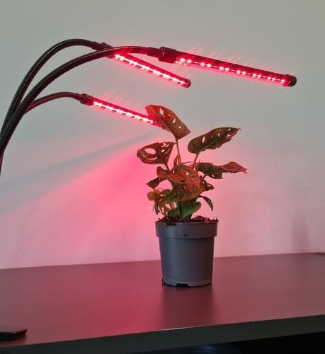Plantelampe - Vekstlys med 3 LED-rør