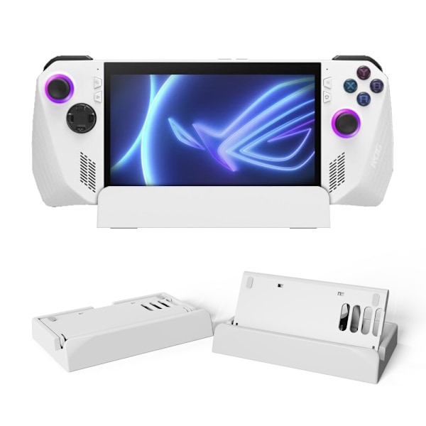 Stativ for ASUS ROG Ally 2023/Steam Deck/Switch/Nettbrett/Mobil Hvit