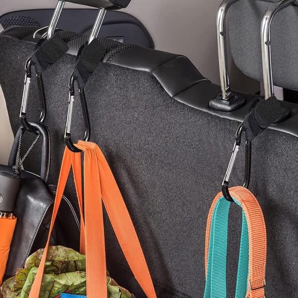 4-PACK Lastenvaunukoukut Karabiner -