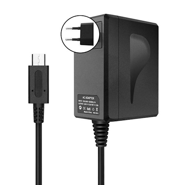 AC-adapter til Nintendo Switch / Switch Lite + dockingstation