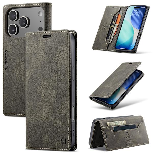 Flip Läderfodral för iPhone 17/iPhone 17 Pro/iPhone 17 Promax iPhone 17 Promax