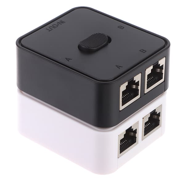 2 Port Gigabit Netværksswitch RJ45 CAT 5/6 LAN HUB Netværksswitch