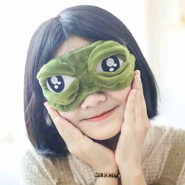 Söta Djur Sömnmask Ögonmask för Sovande Katt Hund Mask Mjuk
