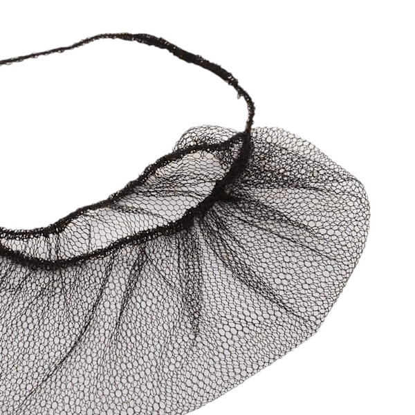 100 st Skäggnät Skyddande skäggskydd Black elastic