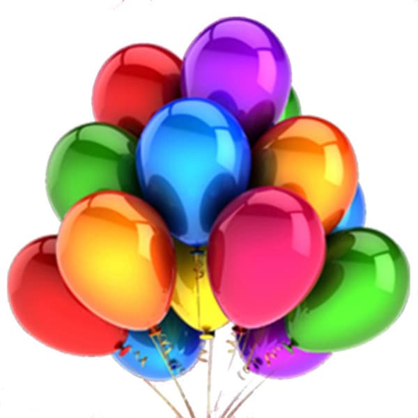 30 stk. Latexballon Oppustelig Dekorationsballon SORT SØLV SORT Black Sliver