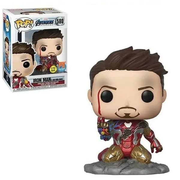 Funkopop Marvels Endgame #580 # I AM Iron Man funkopop Actionfigurer Leker Modell Samling