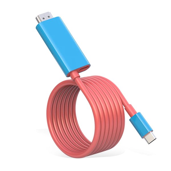 Switch Dock för Nintendo Switch/OLED USB C till HDMI-kompatibel Kabeladapter 4K60Hz 100W PD