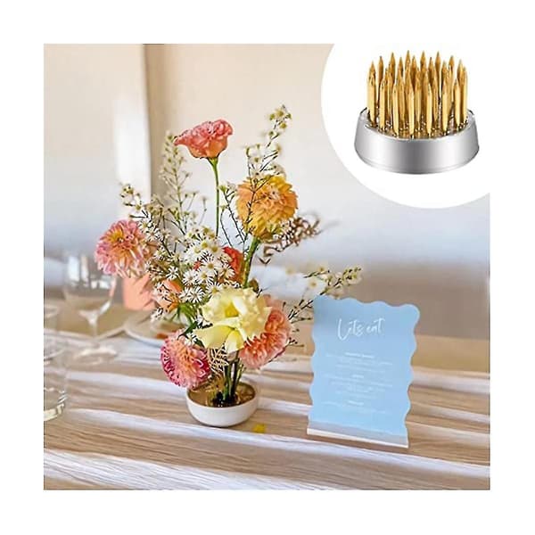 12-pak Blomsterfrøer, Kenzans Runde Blomsterarrangementer Mini Blomsterfrøer Stift, 2,3 cm Blomst