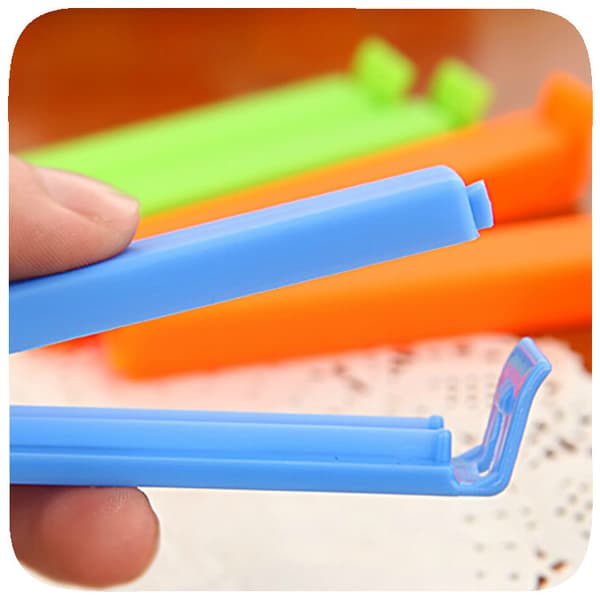 20 stk. plastforseglingsklemmer, poseklemmer for mat, chipsklemmer