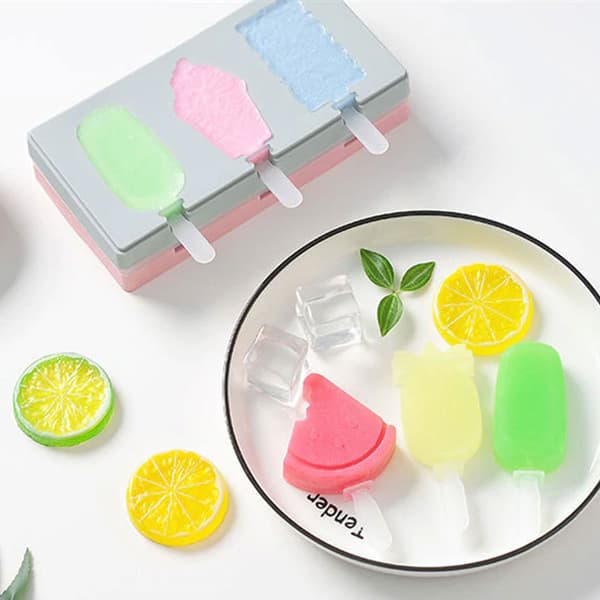 Glassform for 3 is - Lag dine egne ispinner hjemme rosa