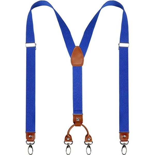 Nahkaiset henkselit koukuilla A16 NAVY A16 NAVY A16 Navy