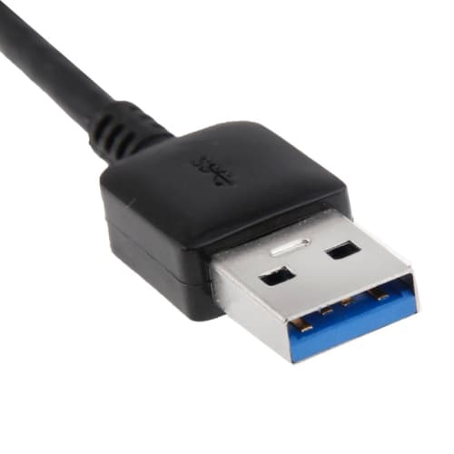 USB 3.0 hub med 4x USB-porter (høyhastighet) - Opptil 5 Gbps