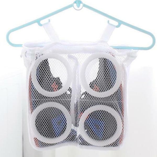 Vasketaske Sko Vask Mesh Net Sneakers Beskyttelsespose