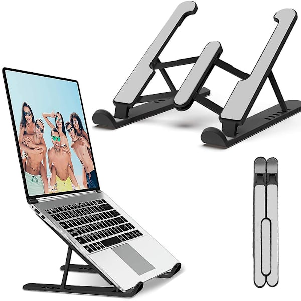 Laptopställ, Bärbart Laptopställ För Skrivbord, 6-nivåer Justerbart