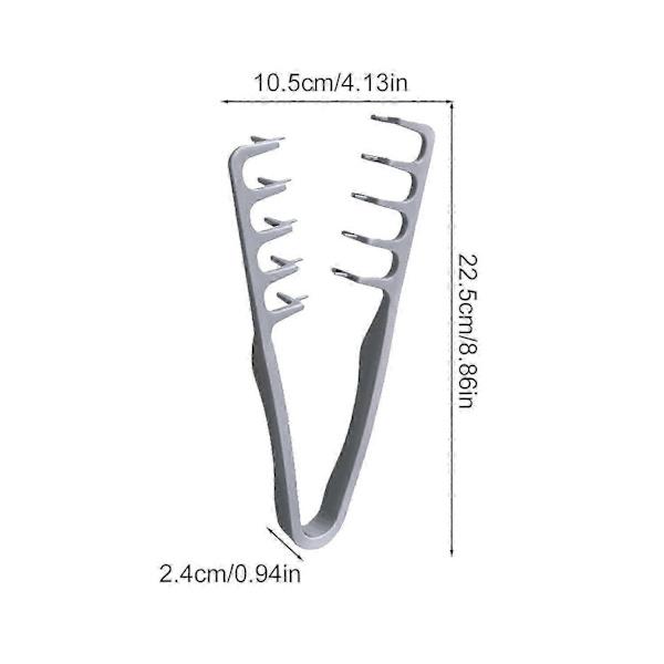 2X Texture Comb, Wide Tooth Combs, Root Volume Tool, Seam Coverage, Bang Combs, Lightweight Grooming Accessories, Ideal for Curly Hair