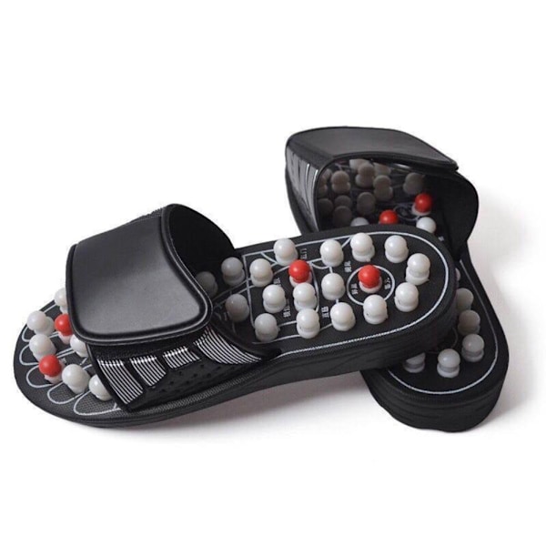 Unisex Akupressurtofflor Halkfria Reflexologi Massage Skor för Hemmet 44 45
