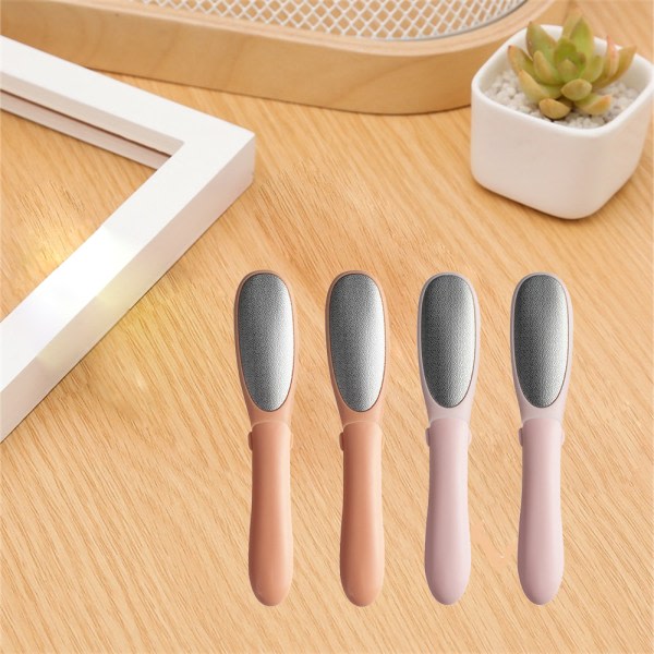 4-pack fotfil för förhårdnader och förhårdnader 2st orange + 2st rosa