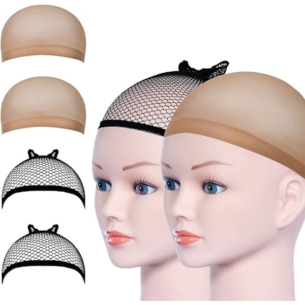 Hårnät Perukmössa, Unisex Perukmössa för Män och Kvinnor, Neu