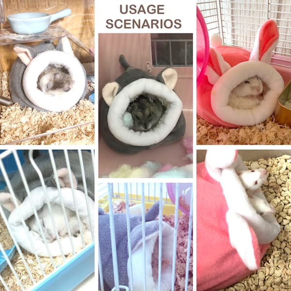 Dyrebur for hamstertilbehør Dyreseng Mus Bomullshus Sma