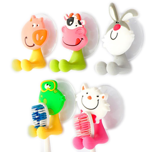 5-pack Tandborsthållare Tandborste Sugpropp