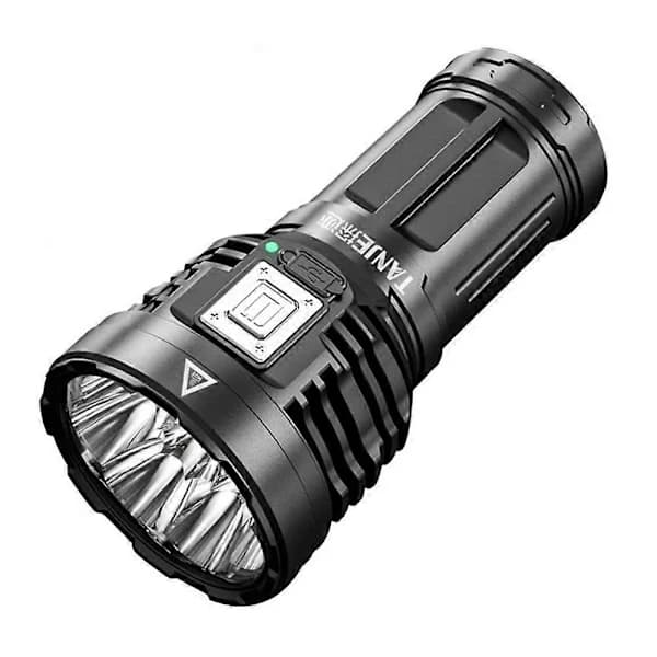 Supertehokas 12000000LM Taskulamppu 8 LED USB Ladattava Taktinen